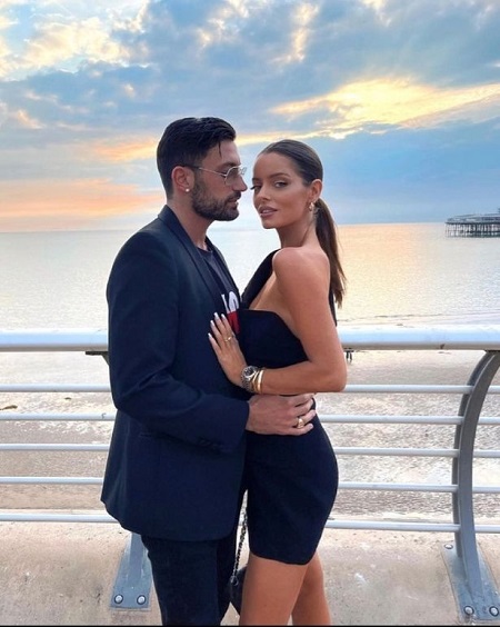 Giovanni pernice with Maura Higgins
