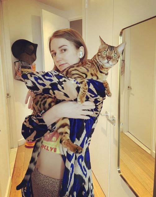 Heather Morgan has a cat
