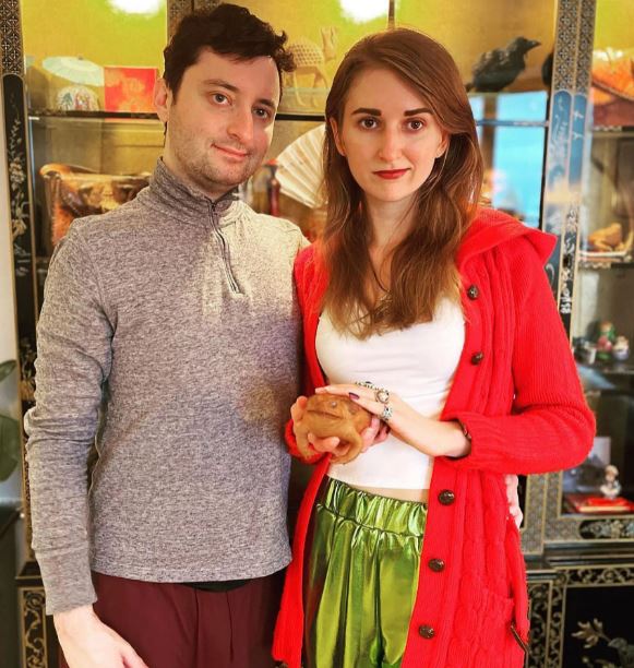 Heather Morgan with her husband