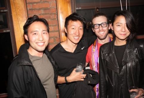 Hunter Lee with his friends