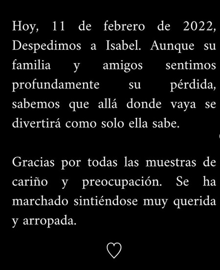Isabel Torres Death Cause