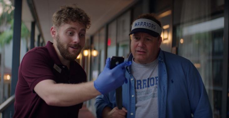 Jared Sandler played the role of Eric - Hotel Clerk in Home Team