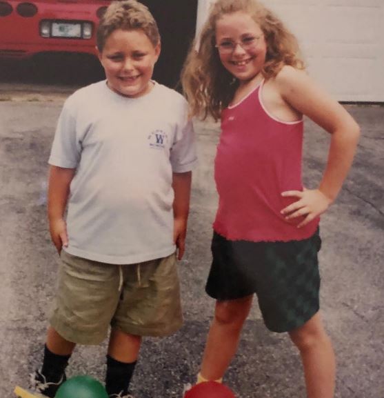 Jared with his sibling