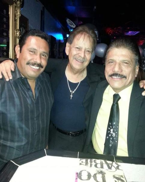 Joe Bravo with his friends