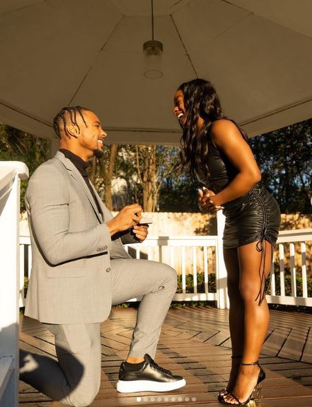 Jonathan got engaged to Simone Biles