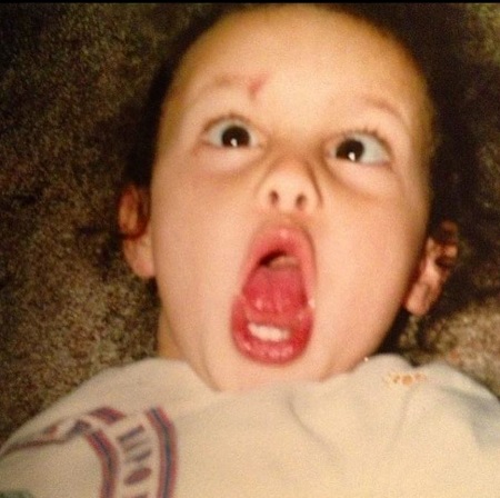 Joy Taylor childhood picture