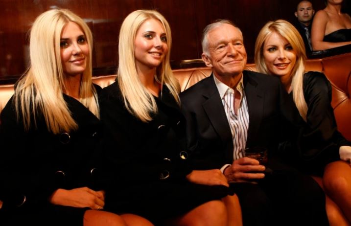 Karissa with Hugh Hefner