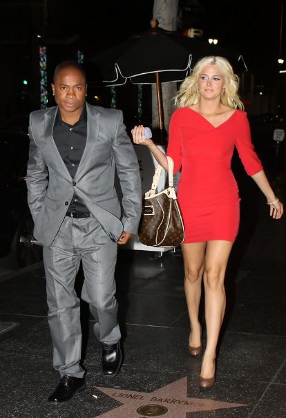 Karissa with her boyfriend Sam Jones III