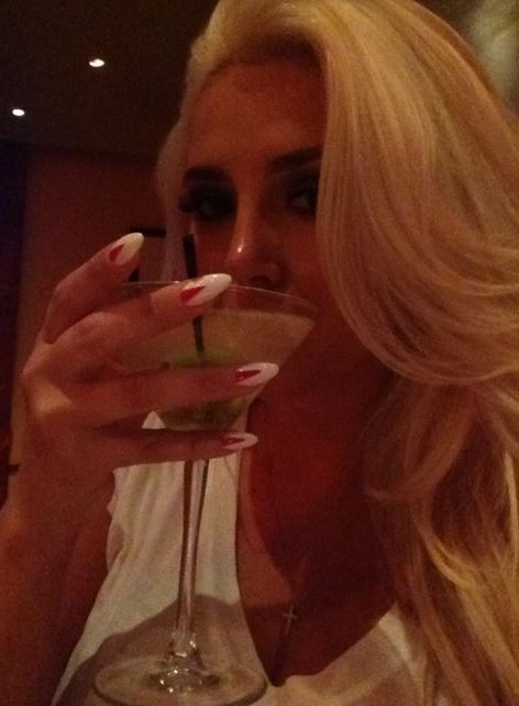 Kristina Shannon is an alcoholic