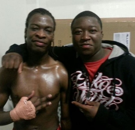 Mike Mathetha old picture with his younger brother