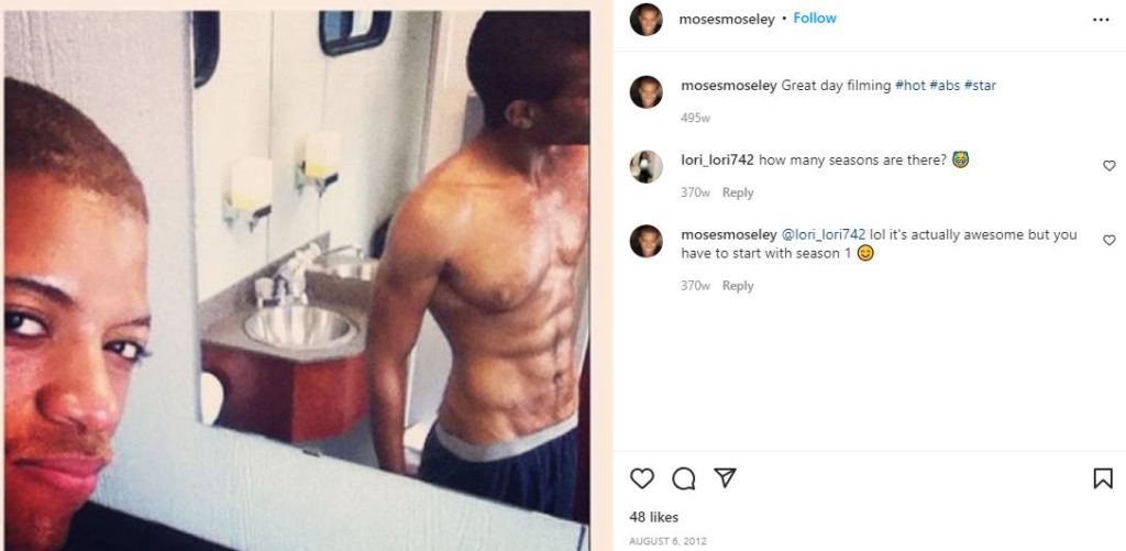 Moses's first IG post