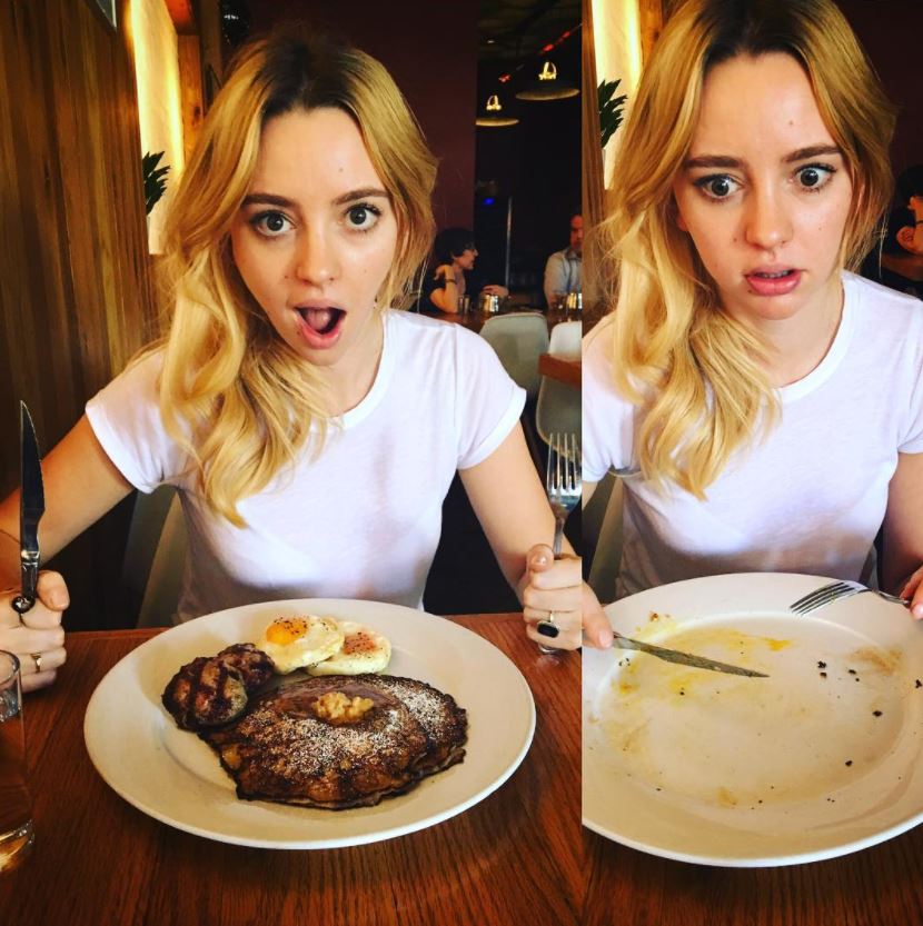 Natasha Bassett is a foodie