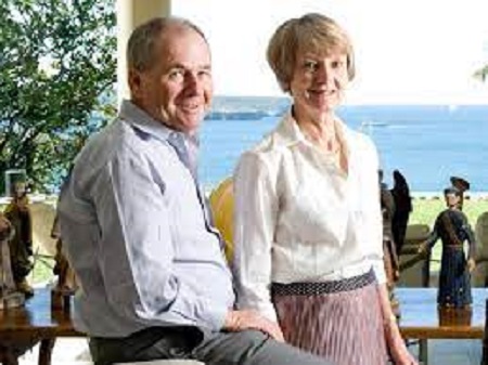 Neil Balnaves with his wife
