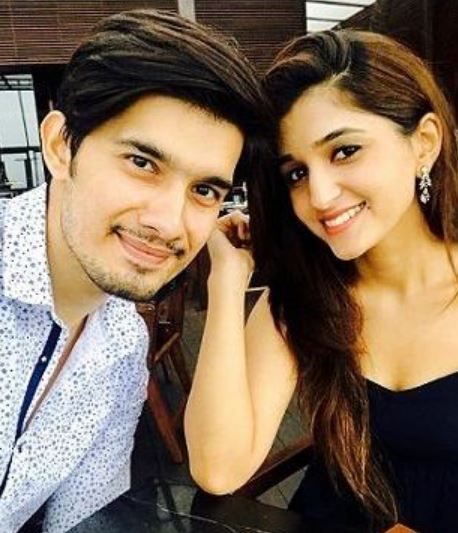 Nidhi Shah and her boyfriend
