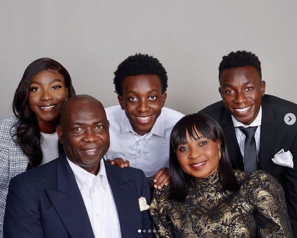 Olly Sholotan father mother sister and brother