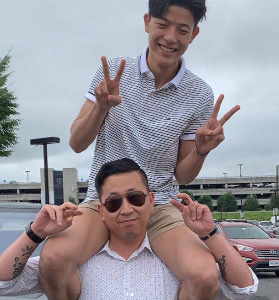 Park Solomon with his uncle
