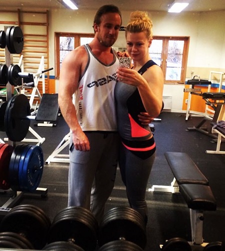 Pernilla Sjoholm with her ex-fiance