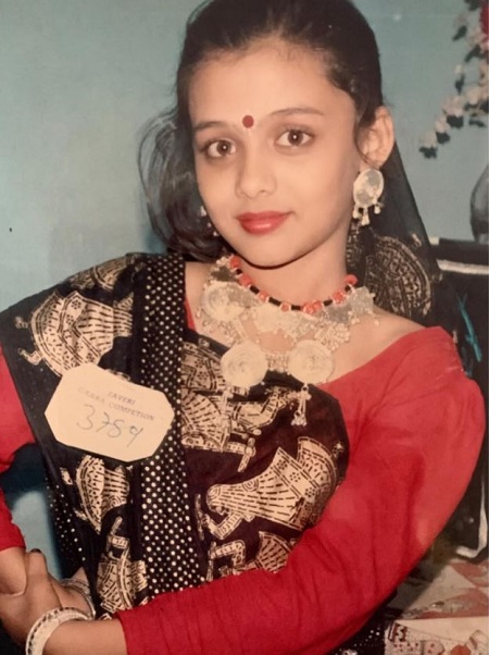 Prarthana Behere Childhood picture