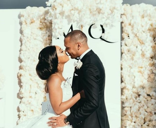 Quinton Jones married his wife Minnie Dlamini on July 08, 2017