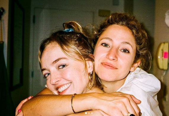 Rachel with her bestie