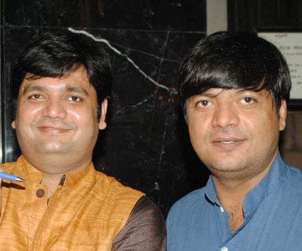 Ravish Tiwari with his brother