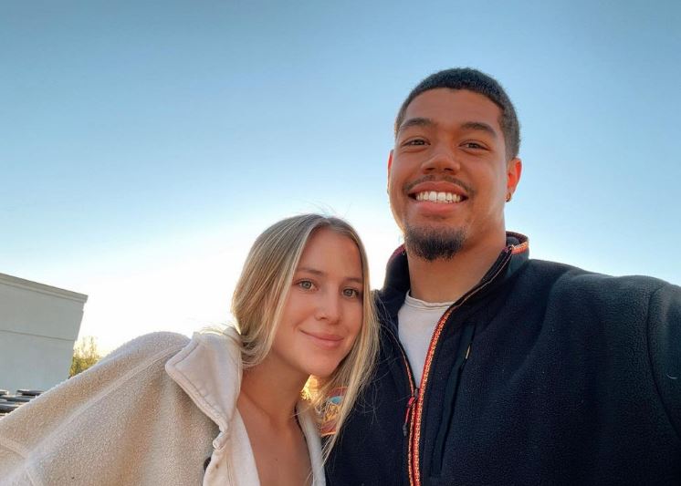 Sanchez and her boyfriend Josh Woods