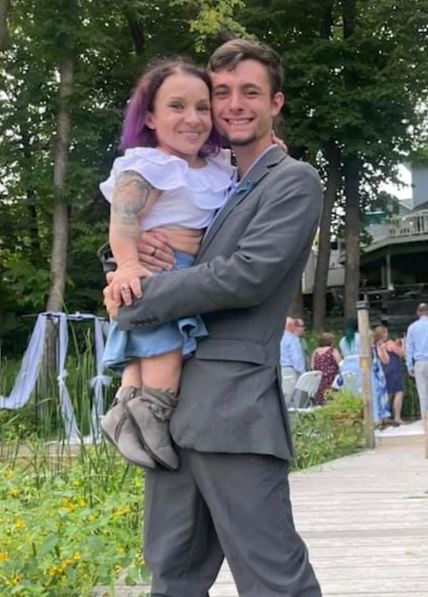 Sassee with her boyfriend Blake