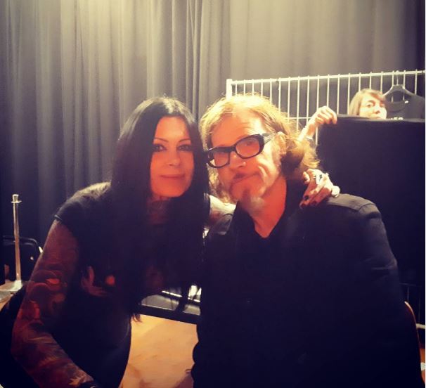 Shelley Brien and Mark Lanegan