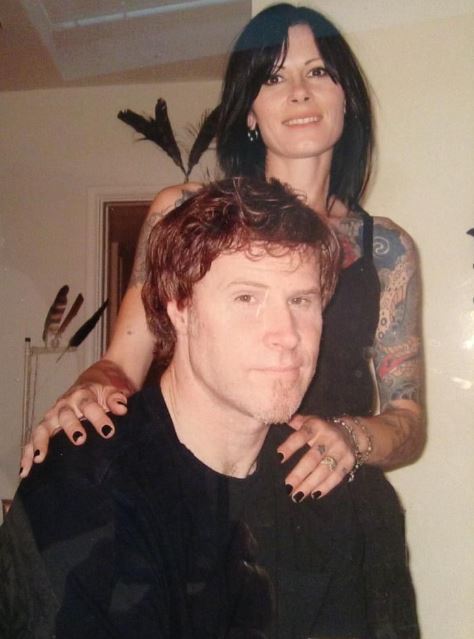 Shelley with her husband Mark Lanegan