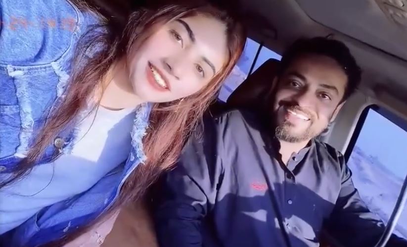 Syeda Dania Shah and Aamir Liaquat Hussain