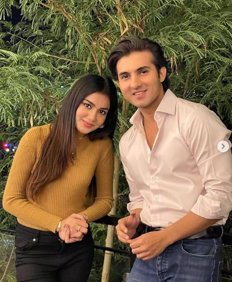 Syeda Tuba with her co-actor