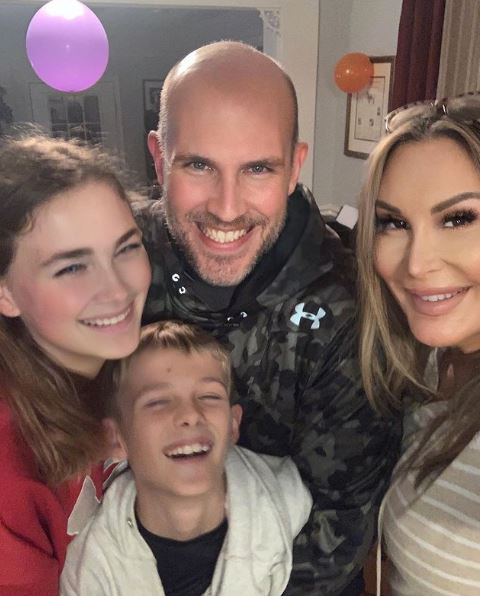 Taylor Lianne Chandler with her spouse and kids