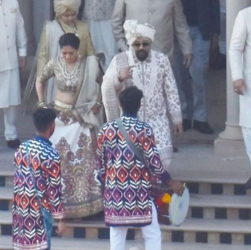 The viral image of Alisha Vaid wedding