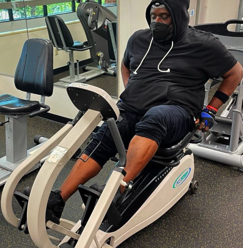 Tyler Merritt does regular workout