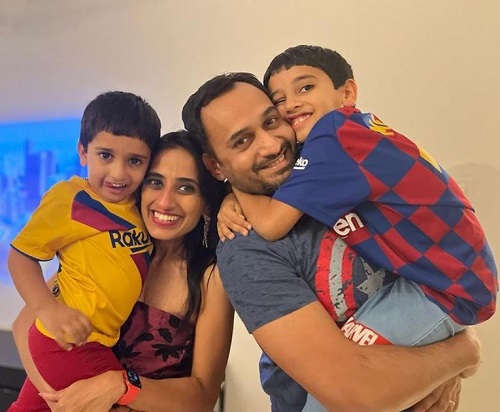 Vineeta Singh has two sons Vikrant Mukherjee and Ranveer Mukherjee with her husband Kaushik Mukherjee