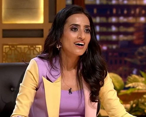 Vineeta Singh is famous for appearing on a reality TV series Shark Tank India