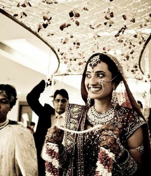 Vineeta Singh on her wedding day