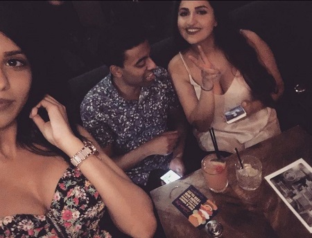 Vini Raman with her best friends