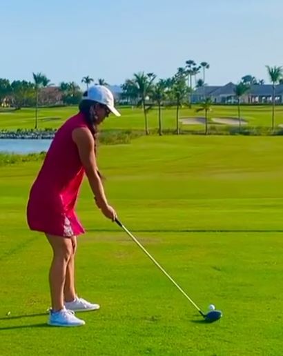 Wendy Barlow likes to play golf
