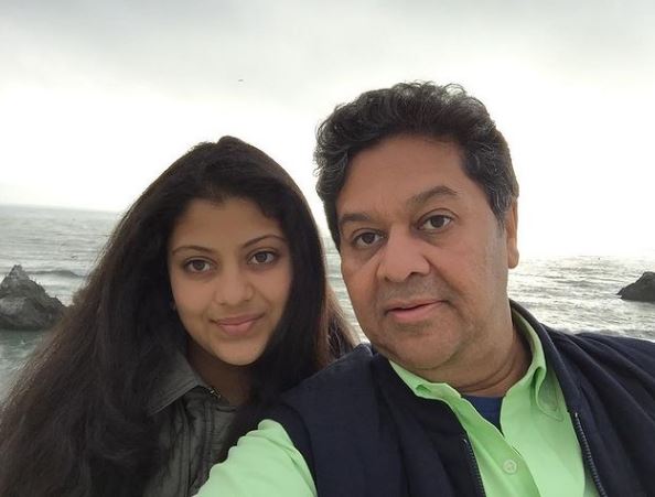 Zanai with her dad Anand Bhosle