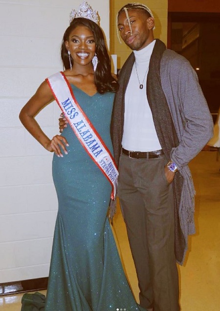 Zoe Sozo Bethel with her brother