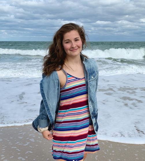 Abigail Brooks likes to spend time on beach sides