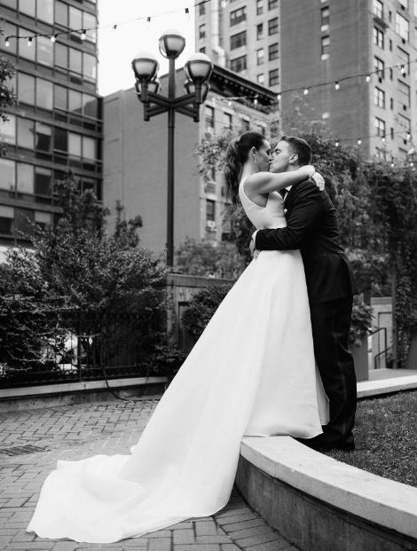 Alana on her wedding day