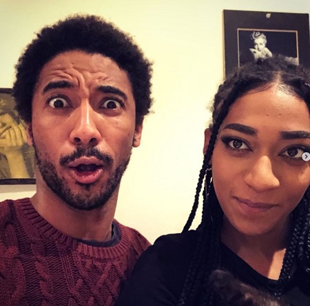 Alberto Malanchino with his sister