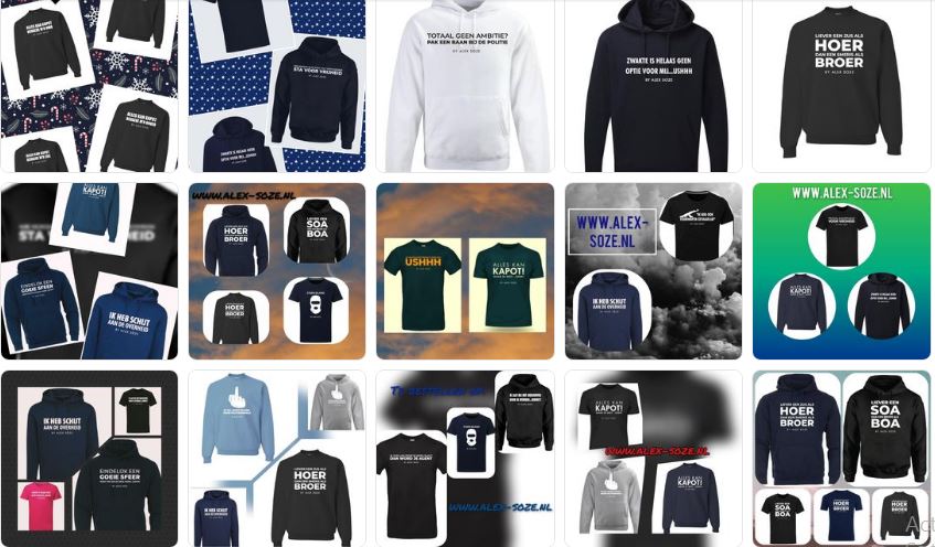Alex's fashion brand