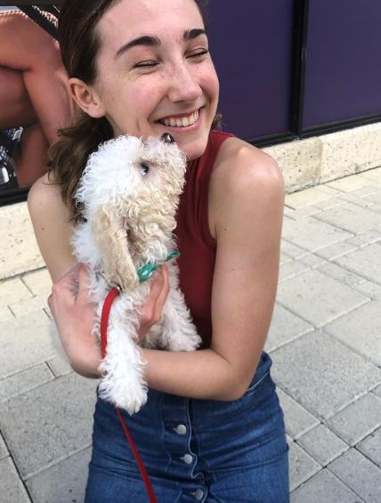 Allegra Miles is an animal lover