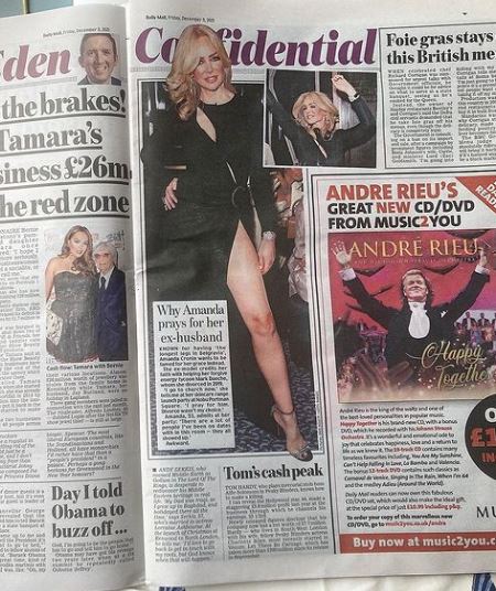 Amanda Cronin appeared on newspapers