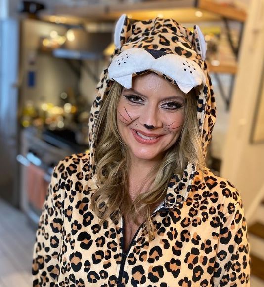 Amanda Freitag celebrates Halloween