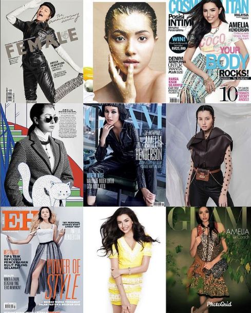 Amelia Thripura Henderson featured on various magazines