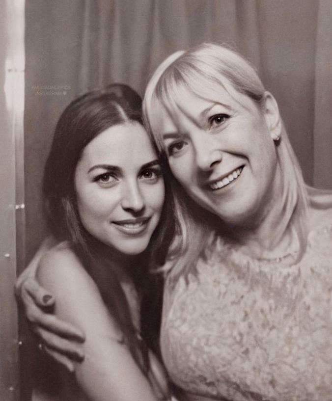Amelia Warner with her mom Annette Ekblom